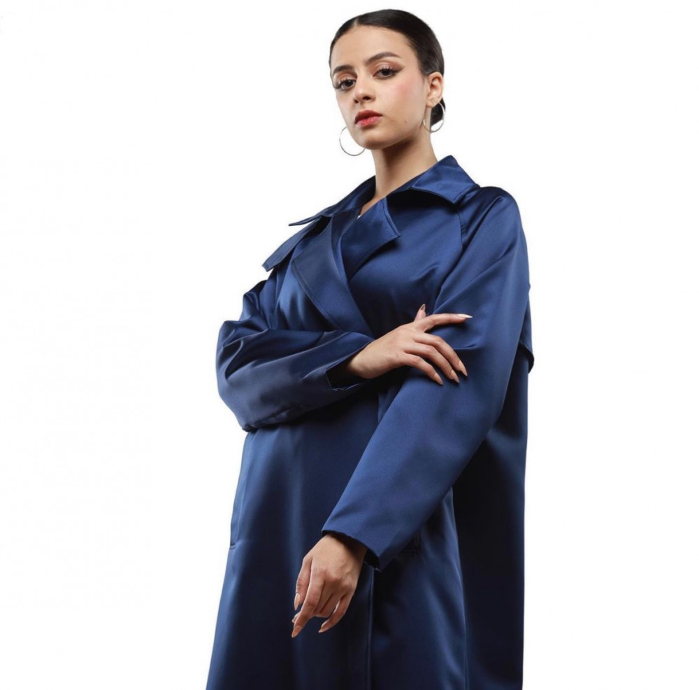 عباية كحلي سادة