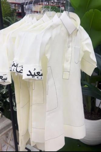 ثوب اطفال لينن تصميم حصري ٢٠٢٥