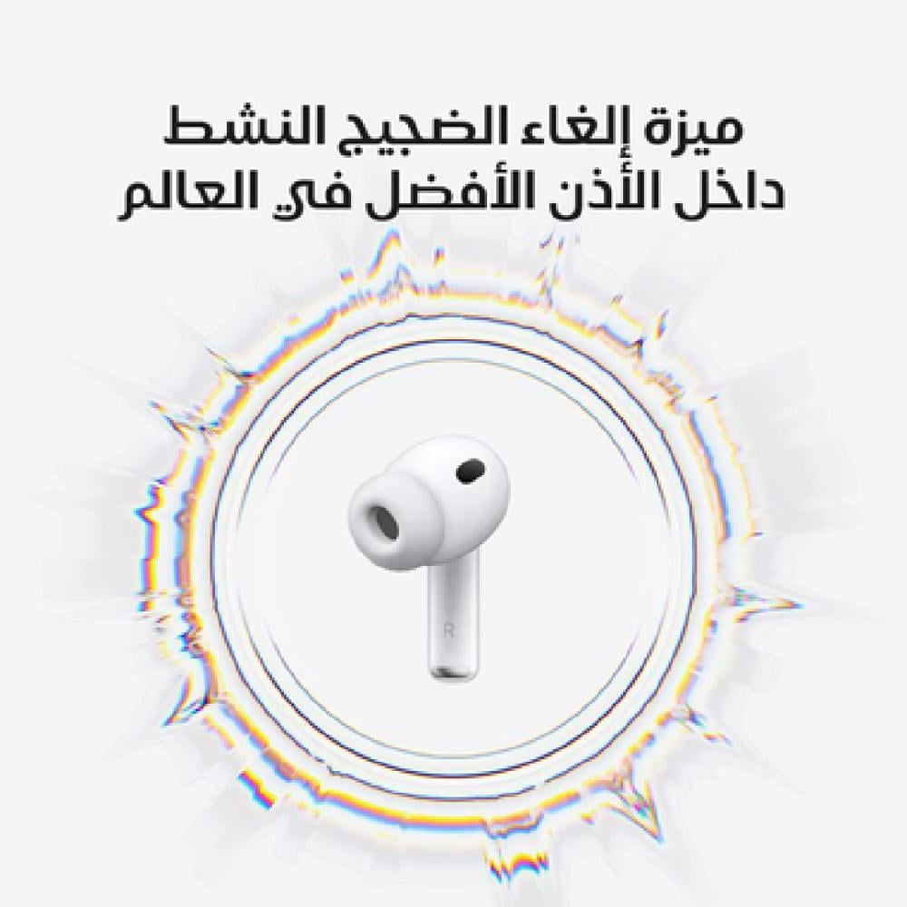 ابل ايربودز برو الجيل الثالث مع خاصية إلغاء الضوضاء