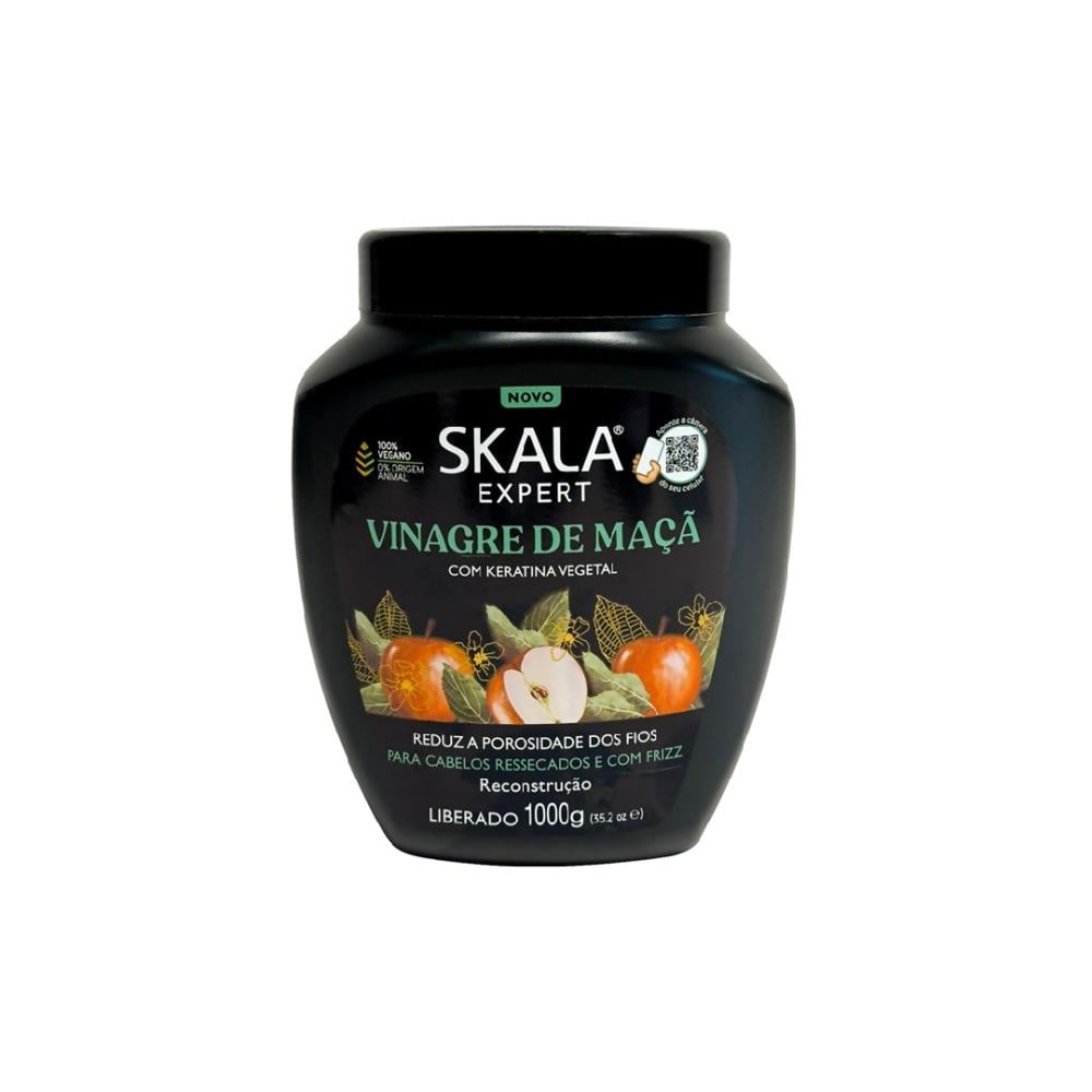 سكالا - كريم مرطب بخل التفاح للشعر الجاف والمجعد - 1000 جرام