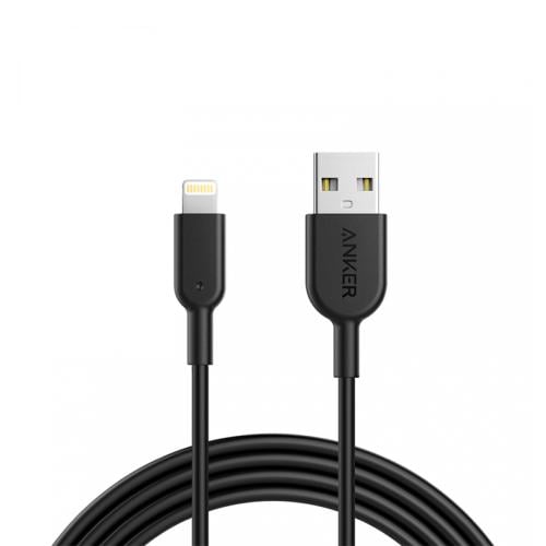 انكر - كيبل آيفون USB بطول 1.8 متر - اسود