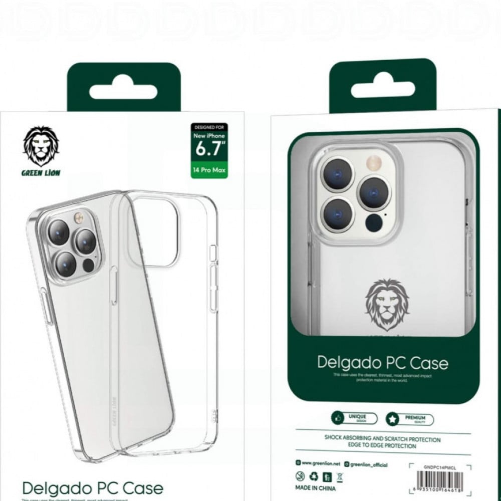 جرين - كفر سليم نحيف و مقاوم للصدمات لاجهزة الايفون 14 - شفاف