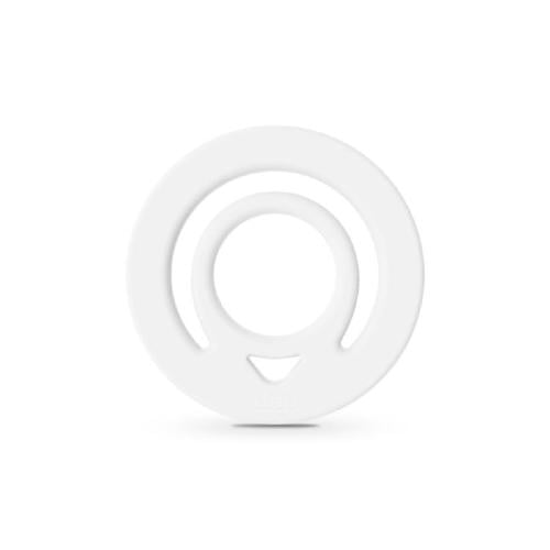 دريب - مسكة جوال ماج سيف سيليكون خاتم Drip - ابيض