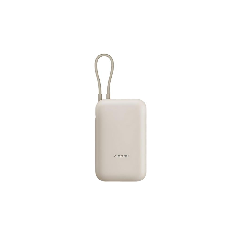 شاومي شاحن متنقل بمنفذ USB ومنفذ USB-C وسلك مدمج USB-C بسعة 1000 ملل
