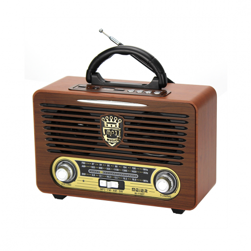 راديو زمان بشكل كلاسيكي بميزة البلوتوث والراديو