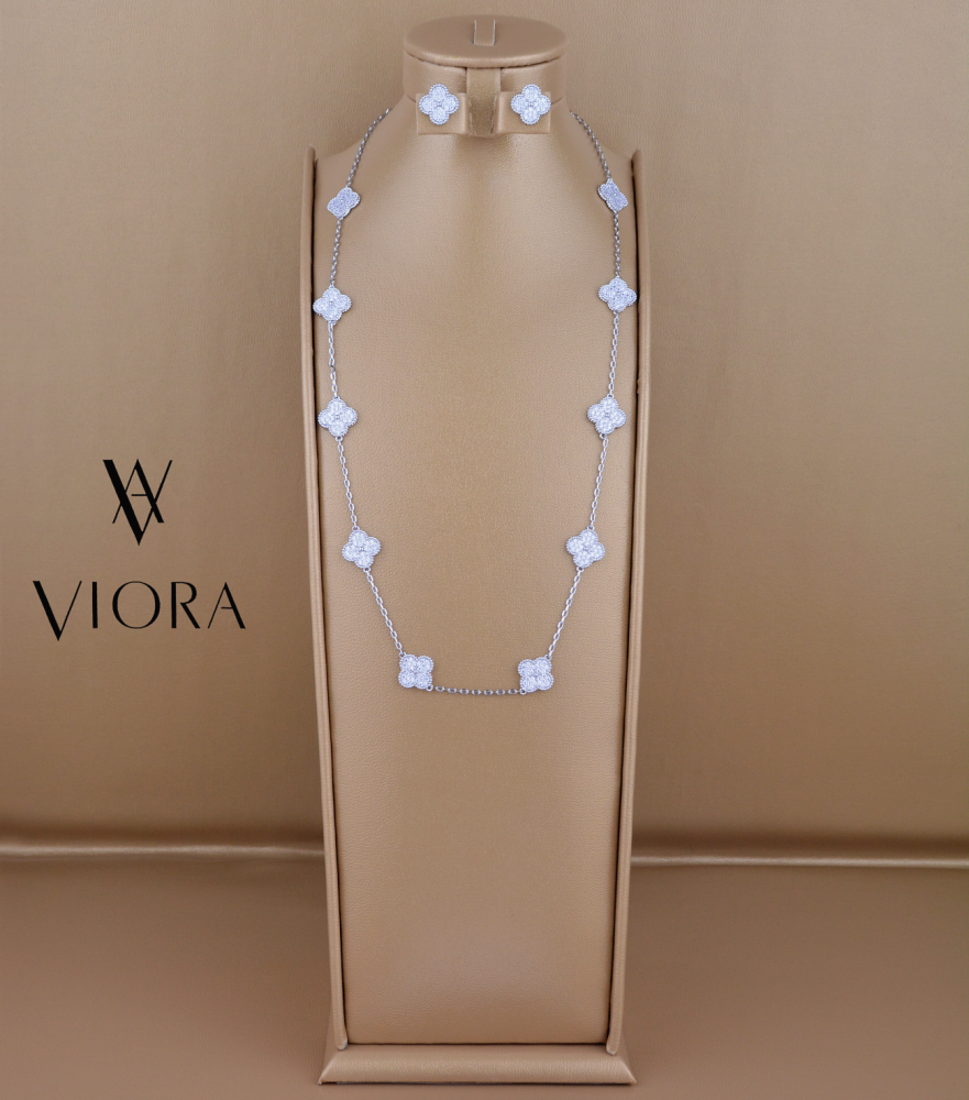 طقم طويل تصميم ألماس