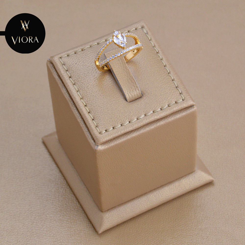 خاتم زركون تصميم ألماس