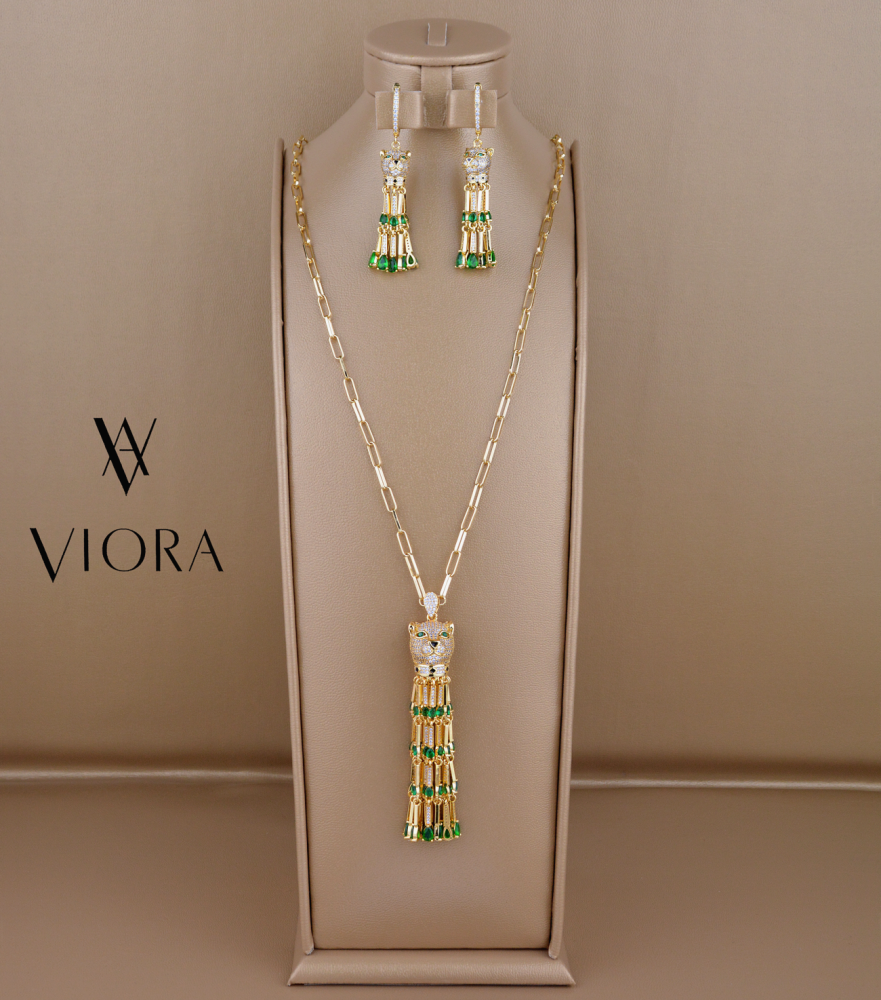 طقم طويل تصميم ألماس