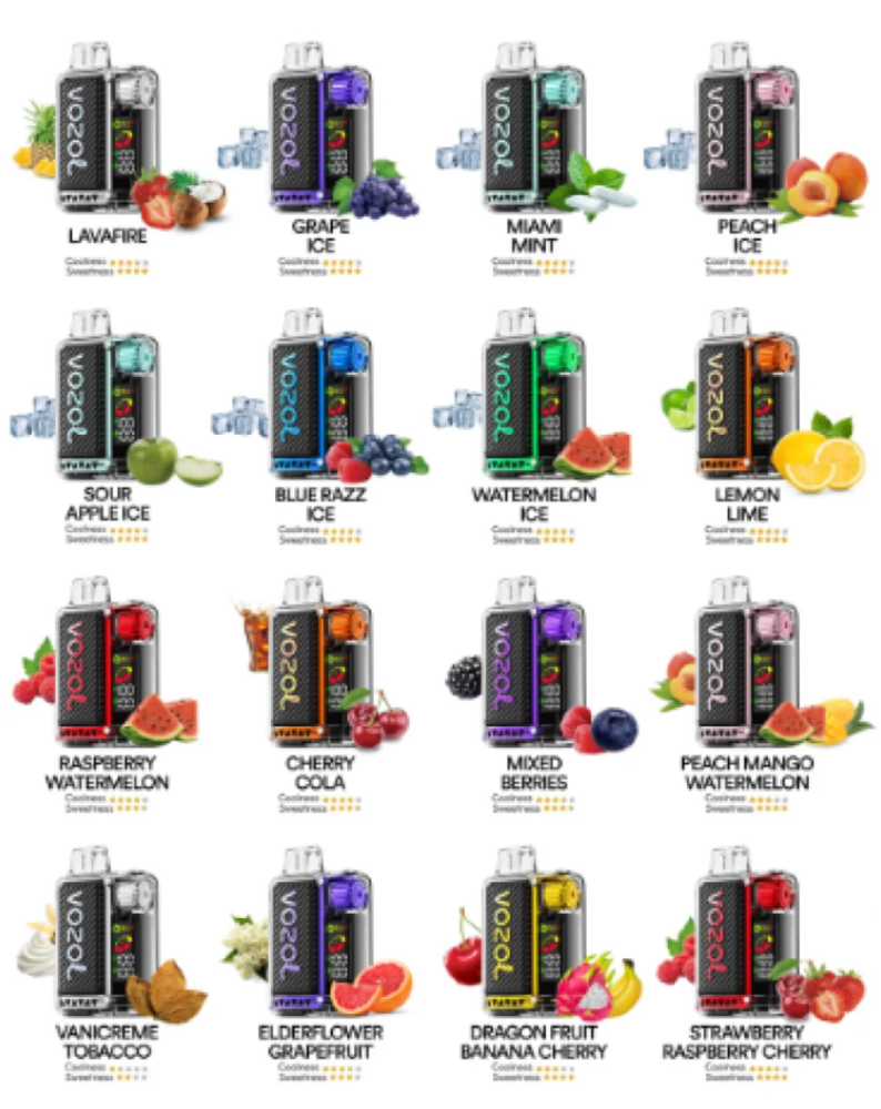 سحبات فوزول فيستا 20 الف موشة الإصدار الجديد بنكهات مختلفة vozol