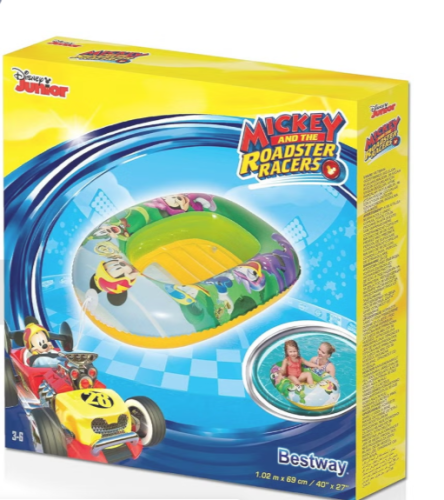 قارب ميكي نفخ بمقبض - حبة