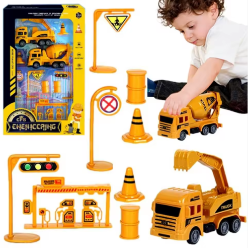 طقم سيارتين اعمال بعلبة