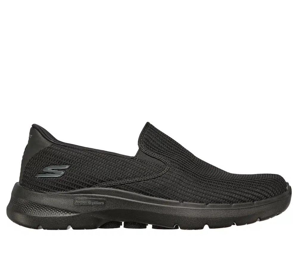 SKECHERS GO WALK ブラック スニーカー Amazon | [スケッチャーズ] スニーカー GO WALK 6-EASY メンズ