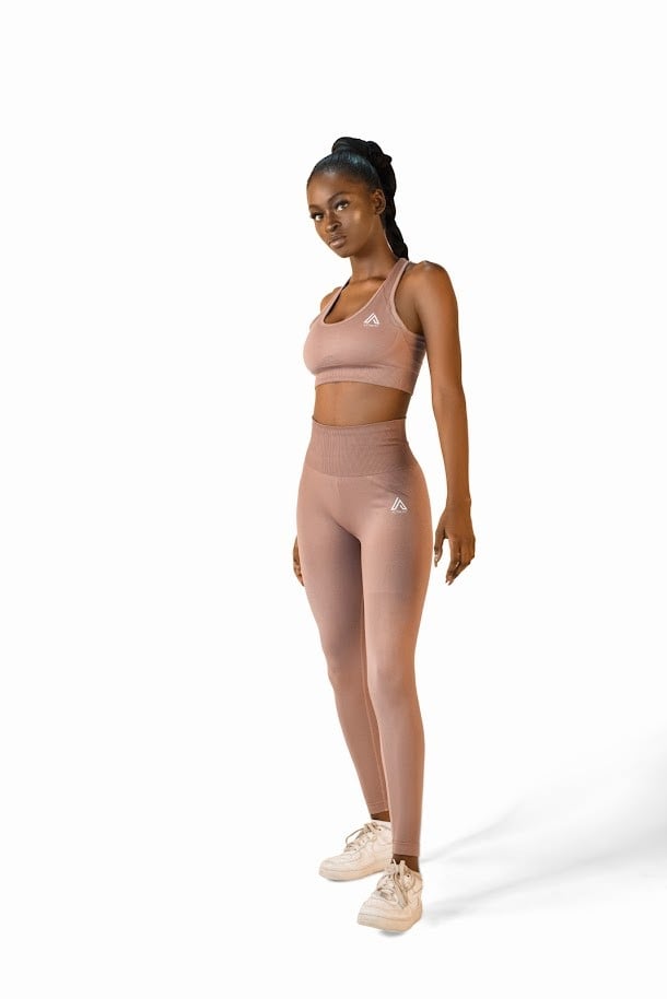 Made in UK, Brand: Active Fit Gym wear-Legging Dark Grey-KIM6404