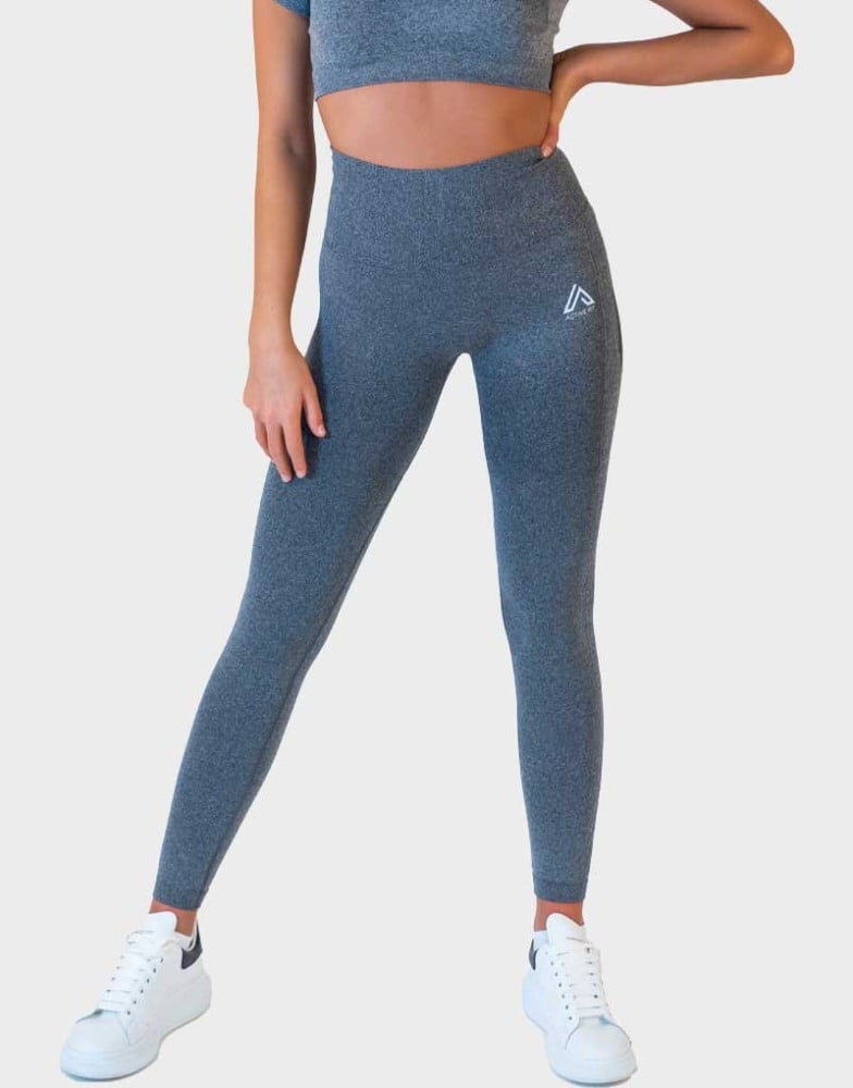 Made in UK, Brand: Active Fit Gym wear-Legging Grey-AMI6404