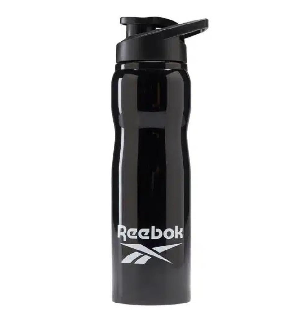 Reebok Training Supply Metal Water Bottle – Unisex – Black – 750 ml