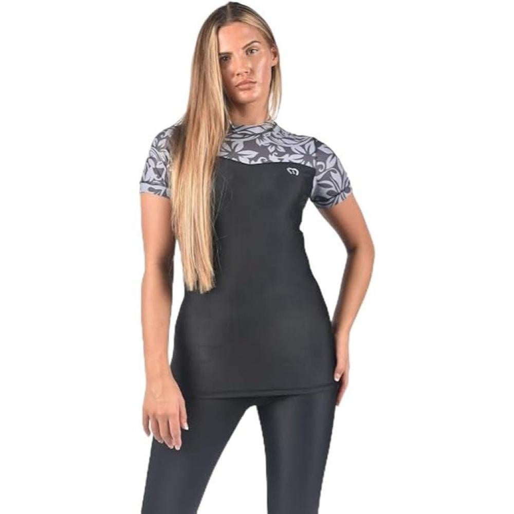 Made in UK, Modestly Active Swimwear, Short Sleeve Rash Guard Jul-217