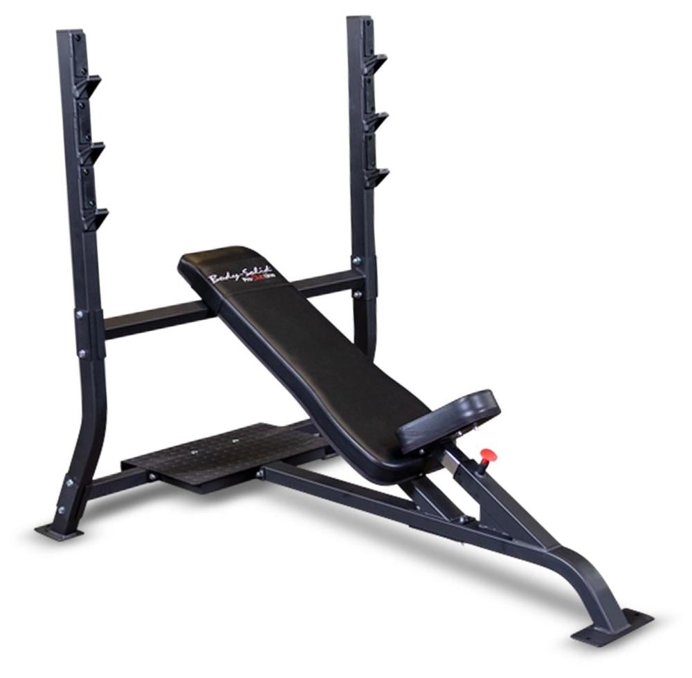 Body Solid Pro Clubline Incline Olympic Bench