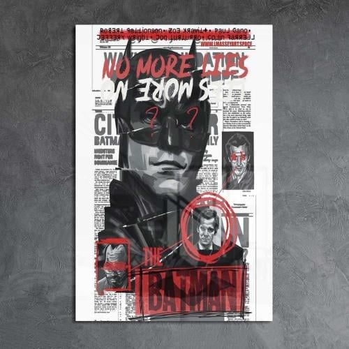 لوحة معدنية | بوستر The Batman: باتمان بنظرة حادة...