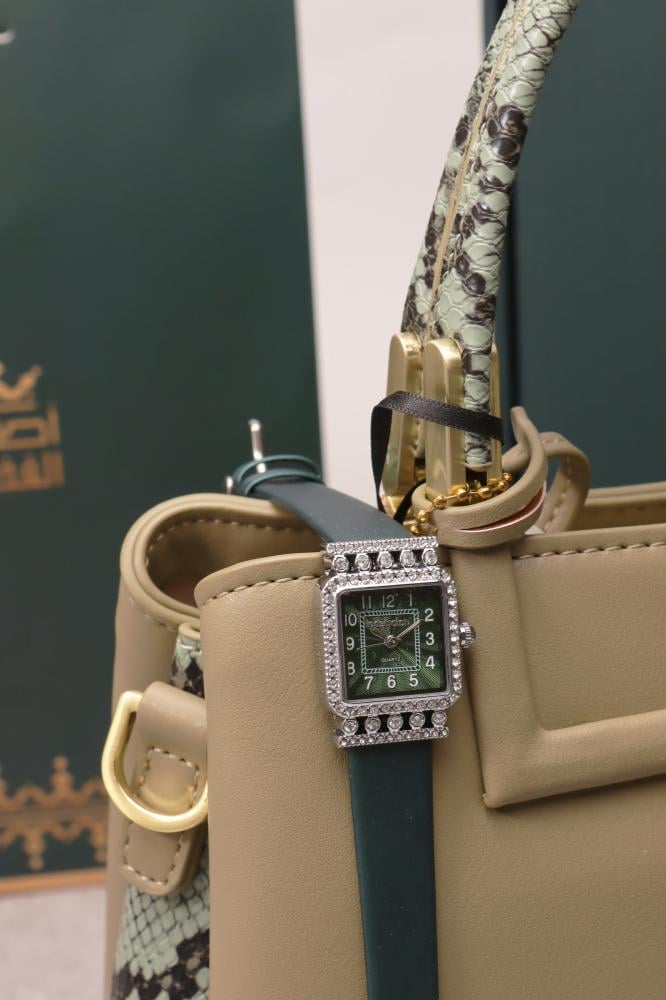 بكج ( ساعة وشنطة ) مع تغليف بوكس فاخر