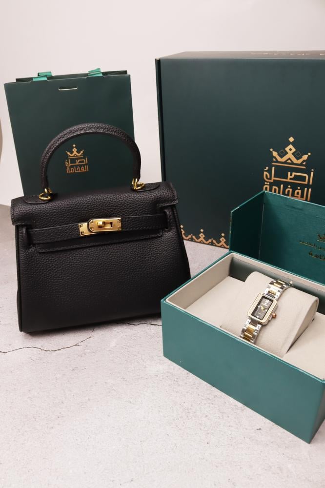 بكج ( ساعة وشنطة ) مع تغليف بوكس فاخر