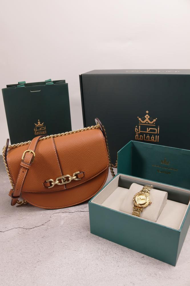 بكج ( ساعة وشنطة ) مع تغليف بوكس فاخر