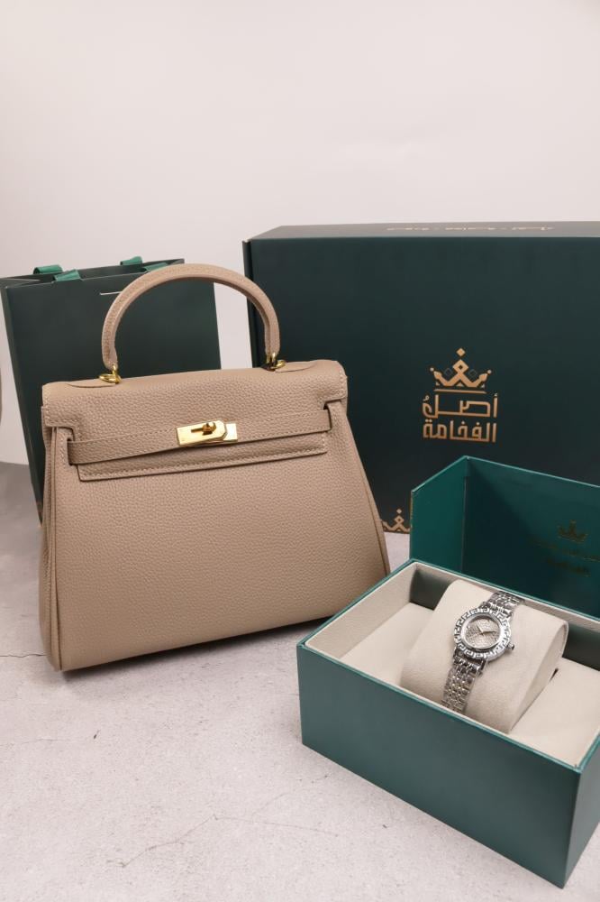 بكج ( ساعة وشنطة ) مع تغليف بوكس فاخر