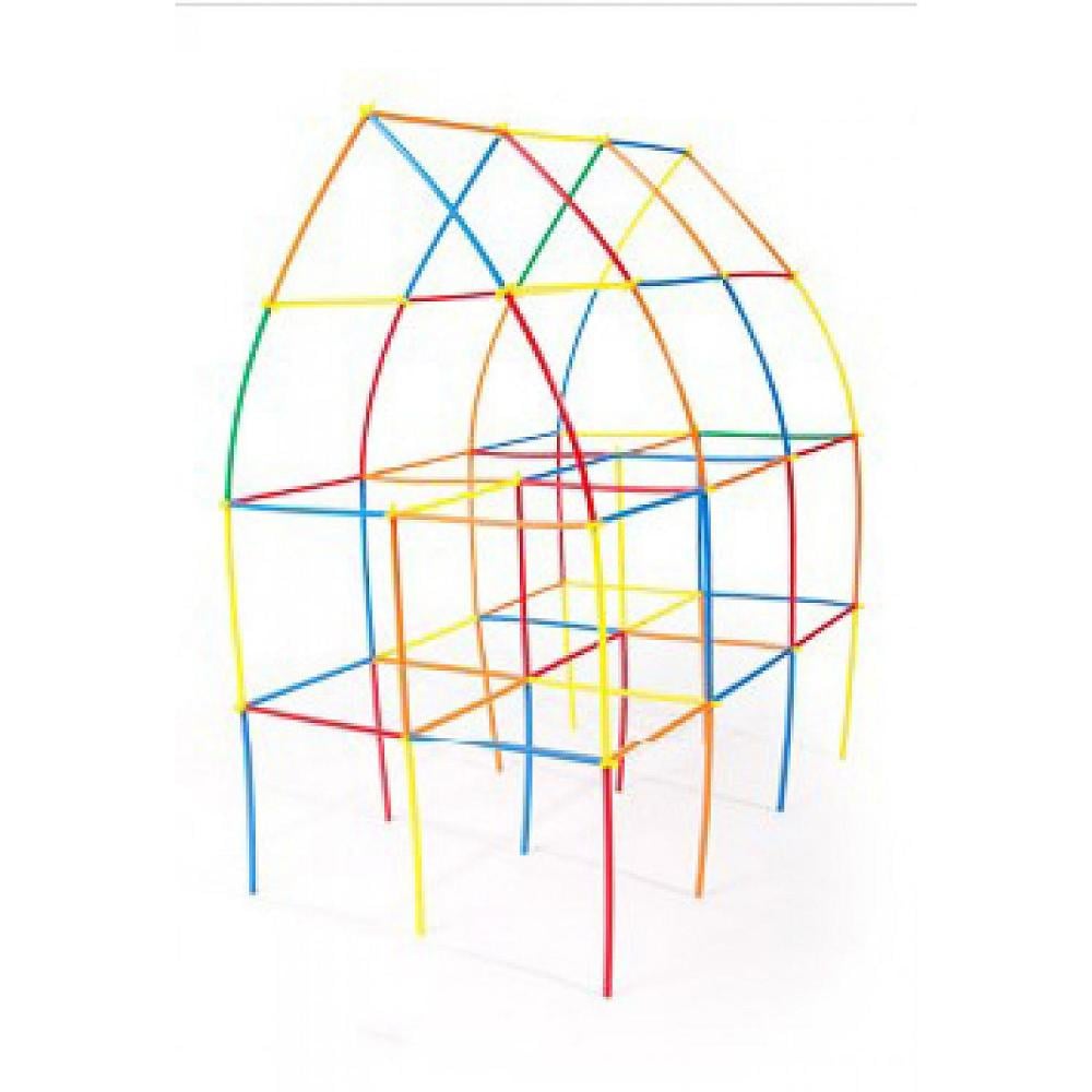 صغير - اعواد مجوفة و وصلات للبناء المرن