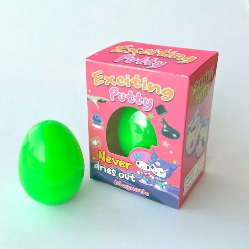 صلصال يتفاعل مع المغناطيس الصلصال العجيب باللون الأخضر أصنع