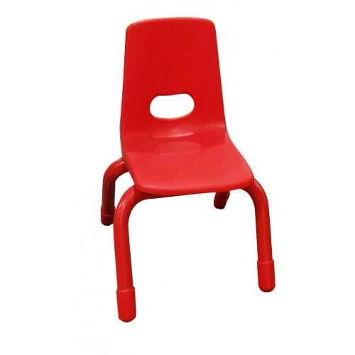 كرسي روضة ارتفاع 35 سم - احمر