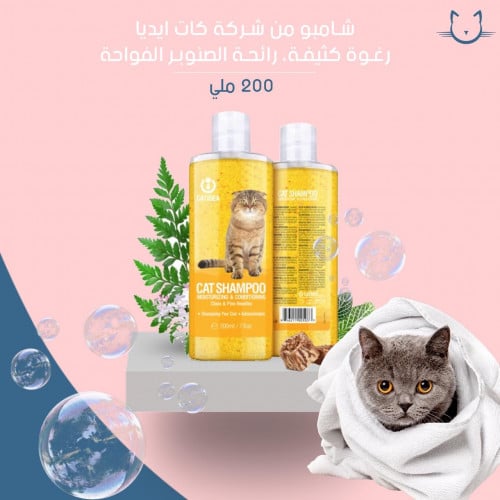 شامبو من شركه كات ايديا رغوه كثيفه برائه الصنوبر المنعشه