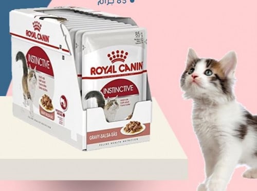 اظرف رويال كانين طعام رطب انستكتيف 85 جرام