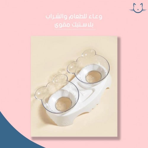 وعاء للطعام والشراب بلاستك مقوى