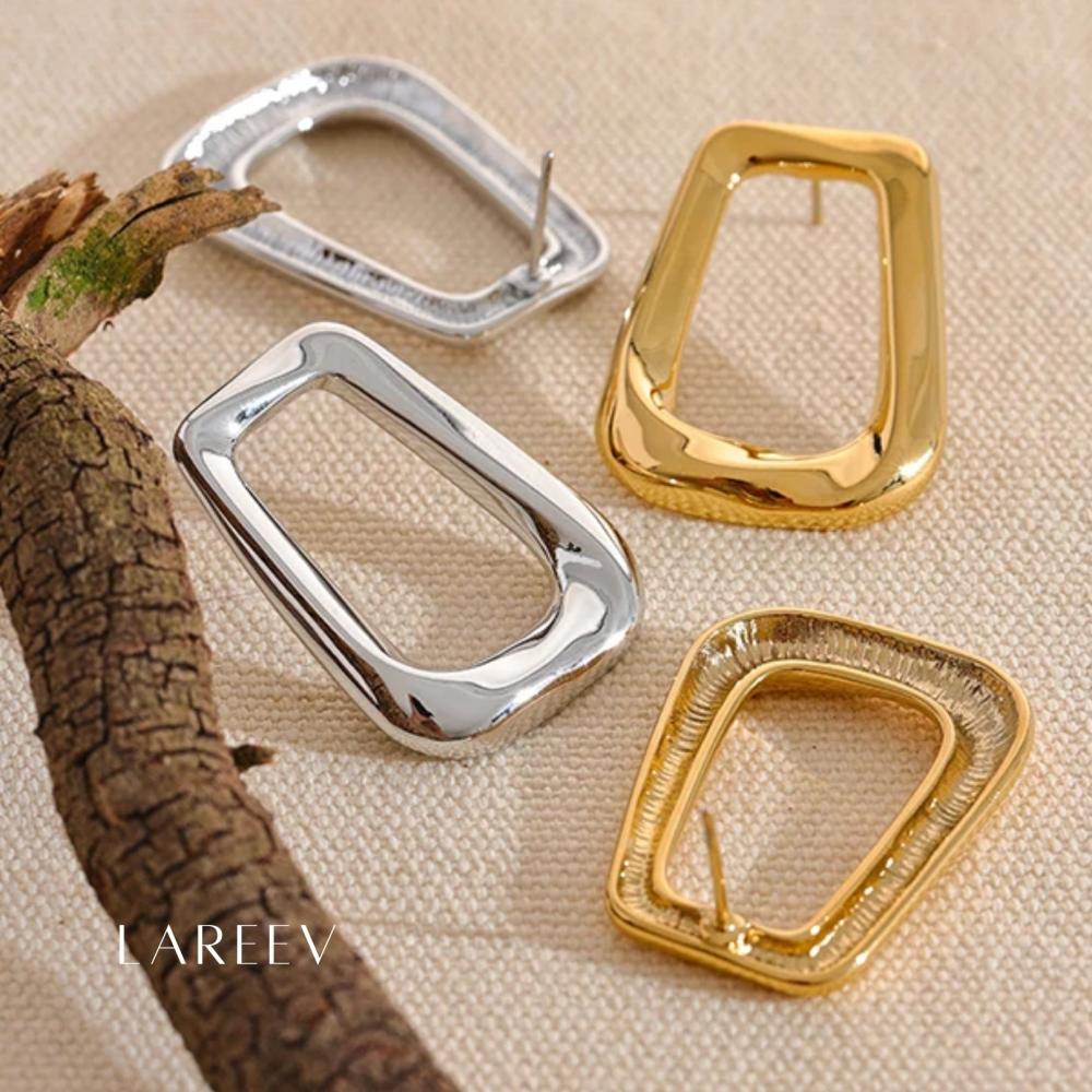 Minimalist Hollow Square Earrings