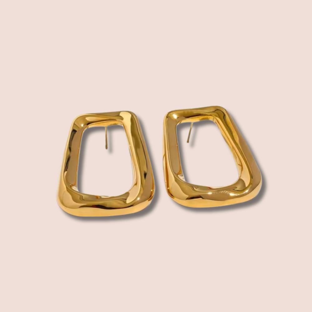 Minimalist Hollow Square Earrings