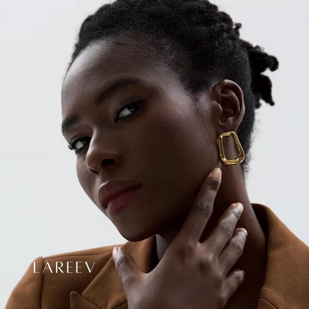 Minimalist Hollow Square Earrings
