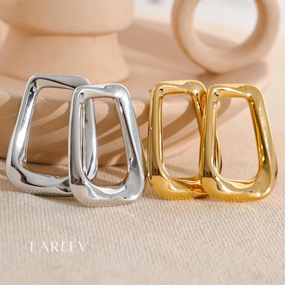 Minimalist Hollow Square Earrings