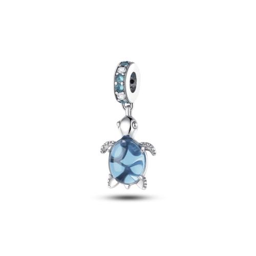 Azure Ocean Turtle Charm