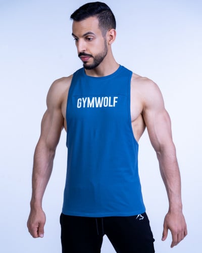 Mens training Top Tanks - Blue