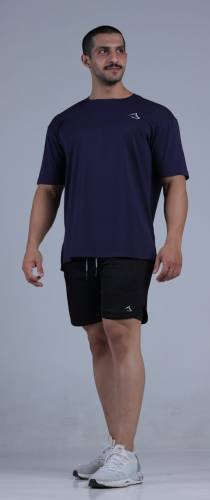 ESSENTIAL OVERSIZED TEE- NAVY