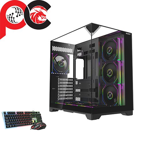 تجميعة بي سي قيمينق, كرت الشاشة RTX3060, معالج i5 الجيل 14, الرامات 32GB ddr5