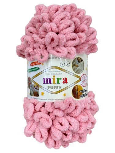 صوف بوفي ميرا (وردي) | (Pink) Mira Puffy Yarn