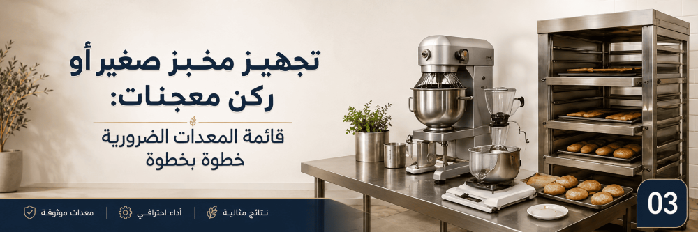 تجهيز مخبز صغير أو ركن معجنات: قائمة المعدات الضرورية خطوة بخطوة
