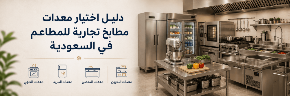 دليل اختيار معدات مطابخ تجارية للمطاعم في السعودية