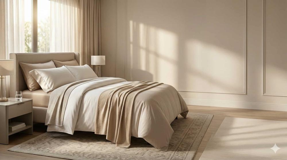 افضل انواع اقمشة مفارش السرير