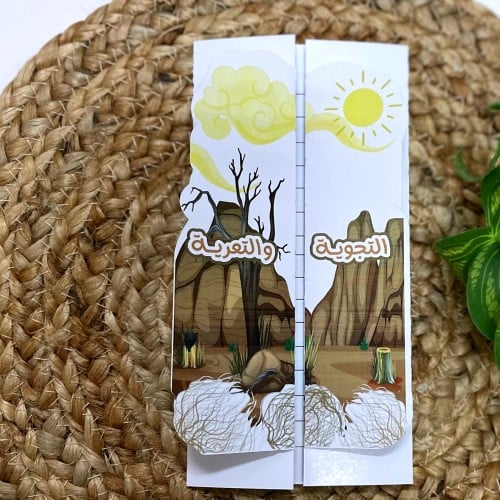 مطوية درس التجويه والتعريه - علوم ثالث الترم الثان...