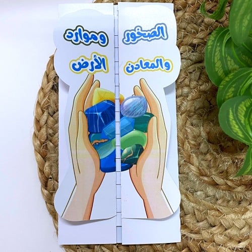 مطوية درس المعادن والصخور -علوم رابع الترم الثاني