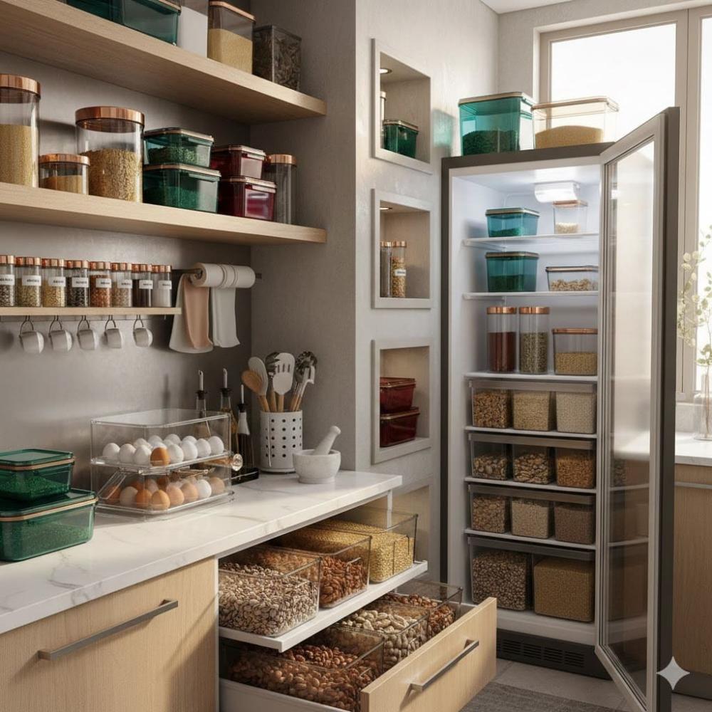 علب تنظيم المطبخ