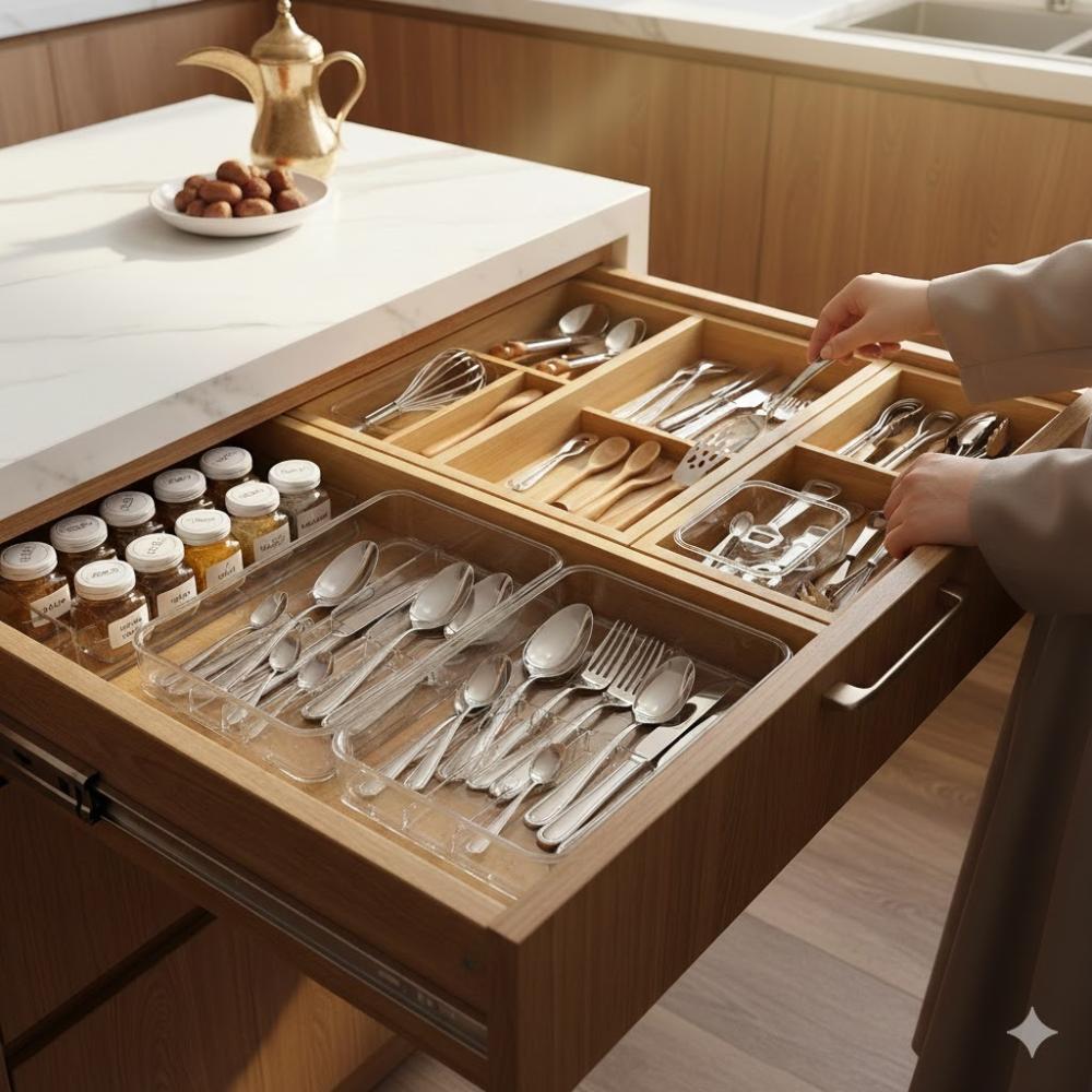 منظمات درج المطبخ