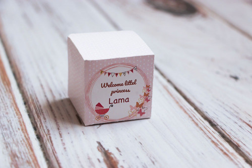 علبة توزيعات - Welcome little princess