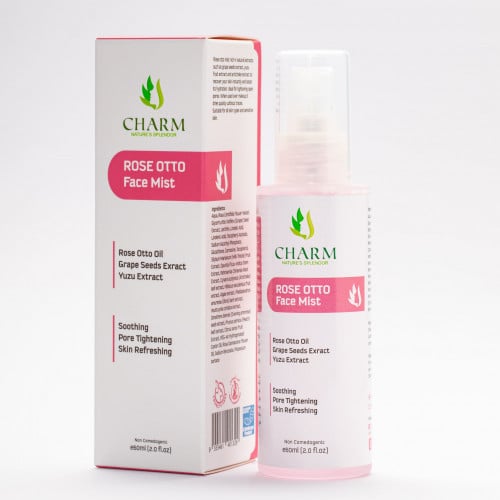 تشارم رذاذ الورد الدمشقي 60 مل - متجر العناية الذهبية